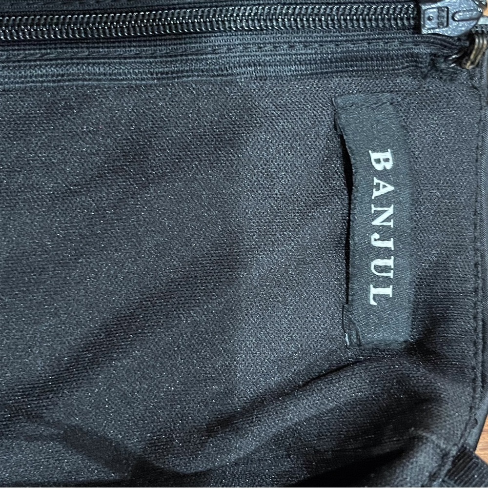 Banjul Black Zippered Pouch - Picture 5 of 15